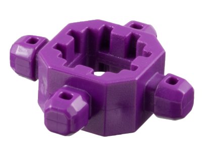 LEGO onderdeel Znap Connector 3 x 3 - 4-weg B (Balk) (32211)