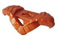 LEGO part Minifigure Armor Shoulder Pads with Cobras Facing Over Shoulders and Stud on Back 41202