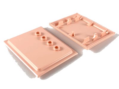 LEGO part Scala Wall, Panel 5 x 6 with Four Studs (6836)