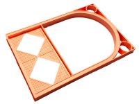 LEGO part Scala Wall, Arched 18 x 2 x 22 2/3 6906