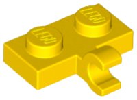 LEGO part Plaque, Modifiée 1 x 2 avec Clip sur le Côté (Prise Horizontale) 11476