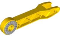 LEGO part Duplo Crane Arm with Light Bluish Gray Locking Ring and Drum Narrow Ridged Holder 13341c01