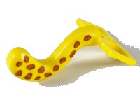 LEGO part Minifigure Costume Tail Cat with Dark Orange Leopard Spots Pattern 15504pb03