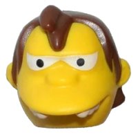 LEGO part Minifigure, Head, Modified Simpsons Nelson Muntz Pattern 16726c01pb01