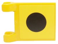 LEGO onderdeel Flag 2 x 2 Square with SpongeBob Black Dot Pattern (Sticker) - Sets 3825 / 3833 2335pb025