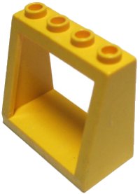 LEGO part Windscreen 2 x 4 x 3 Frame - Hollow Studs 2352b