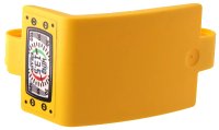 LEGO part Technic, Panel Curved 3 x 5 x 3 with Black 'WIND', '13.5' and 'KTS APP' on White Screen, 4 Knobs Pattern (Sticker) - Set 42074 24116pb009