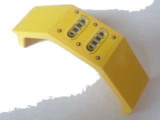 LEGO onderdeel Panel 3 x 2 x 6 with 6 Dots and 2 Vent Openings Pattern (Sticker) - Sets 8250 / 8299 (2466pb01)