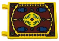LEGO onderdeel Flag 6 x 4 with Oriental Rug Pattern 2525px3