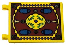 LEGO onderdeel Flag 6 x 4 with Oriental Rug Pattern (2525px3)