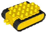 LEGO part Duplo Caterpillar Base with Black Treads 25600c01