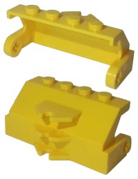LEGO onderdeel Voertuig, Borstelhouder voor Straatveegmachine met Scharnierkoppeling 2578b