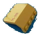 LEGO onderdeel Panel 2 x 4 x 3 1/3 with Hinge with 'YL-315' Pattern (Sticker) - Sets 6597 / 10159 (2582pb10)