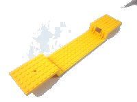 LEGO part Train Base 6 x 34 Split-Level with Bottom Tubes and Hole at Each End 2972b