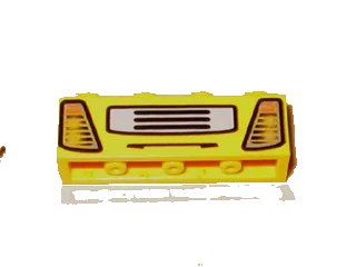 LEGO onderdeel Brick 1 x 4 with Truck Headlights and Grille Pattern (4 Juniors) (3010pb046)