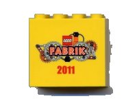 LEGO part Brick 2 x 4 x 3 with LEGO Fabrik 2011 Pattern 30144pb095