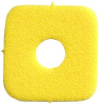 LEGO part Foam Part for Set 3159 - Scala Cheese for Sandwich with Hole 3159foam03c