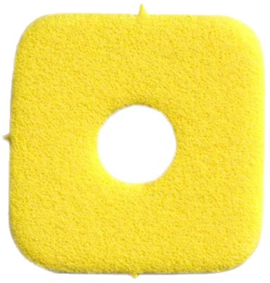 LEGO onderdeel Foam Part for Set 3159 - Scala Cheese for Sandwich with Hole (3159foam03c)