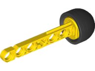 LEGO part Projectile Arrow, Liftarm Shaft with Solid Black Rubber End 32133ac01