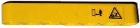 LEGO part Technic, Brazo de elevación Grueso 1 x 7 patrón señales de triángulo de advertencia Mantenga Distancia y Zona de Aplastamiento modelo lado izquierdo (Pegatina) - Set 42114 32524pb070L