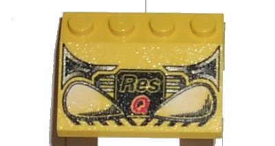 LEGO onderdeel Slope 33 3 x 4 with Res-Q Headlight Pattern (3297px25)