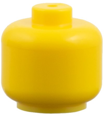 LEGO part Minifigure, Baby / Toddler Head with Neck (Plain) (33464)