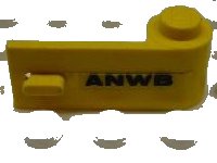 LEGO part Door 1 x 3 x 1 Right with 'ANWB' Pattern (Sticker) - Set 1590-2 3821pb008