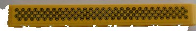 LEGO onderdeel Technic, Liftarm Thick 1 x 9 with Black Dots in Black Circles Tread Plate Pattern (Sticker) - Set 42074 (40490pb044)