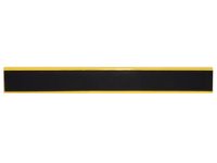 LEGO part Tile 1 x 8 with Thick Black Stripe Pattern 4162pb156