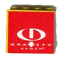 LEGO part Panel 1 x 4 x 3 with Gravity Games Logo White on Red Pattern (Sticker) - Set 3538 4215pb053