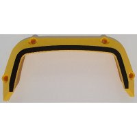 LEGO part Technic, Panel Car Mudguard 15 x 2 x 7 with Black Stripe Pattern 46882pb01