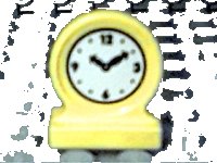 LEGO part Duplo, Furniture Mirror with Clock Face Pattern (Time 10:10) 4909pb01