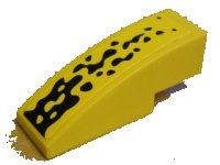 LEGO part Slope, Curved 3 x 1 with Black Spots Pattern (Sticker) - Set 8117 50950pb017
