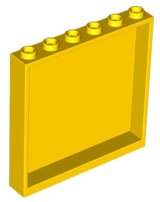 LEGO part Panel 1 x 6 x 5 59349