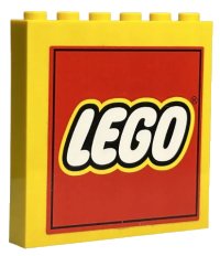 LEGO part Panel 1 x 6 x 5 with LEGO Logo Pattern (Sticker) - Set 3221 59349pb012