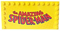 LEGO part Tile, Modified 6 x 12 with Studs on Edges with 'the AMAZING SPIDER-MAN' Pattern 6178pb038