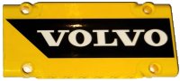 LEGO part Technic, Panel Plate 5 x 11 x 1 with White 'VOLVO' on Black Stripe Pattern Model Right Side (Sticker) - Set 42114 64782pb065R