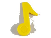 LEGO part Minifigure, Utensil Trolls Eighth Note (Quaver) 65468c