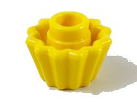 LEGO part Minifigure, Utensil Cupcake Liner - Indented Top 65468d