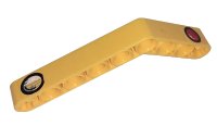 LEGO part Technic, Liftarm, Modified Bent Thick 1 x 9 (6 - 4) with Head and Taillights Pattern (Stickers) - Set 8203 6629pb026
