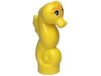 LEGO onderdeel Seahorse, Friends with Black Eyes and Orange Spots Pattern 67156pb03