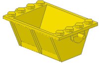 LEGO part Vehicle, Tipper Bucket 2 x 4 818