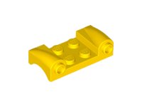 LEGO part Vehicle, Mudguard 2 x 4 with Headlights and Curved Fenders 93590