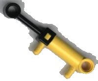 LEGO onderdeel Pneumatic Cylinder with 2 Inlets Small (32mm) x189c01
