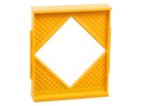 LEGO part Scala Wall, Diamond Shaped Window 8 x 2 x 8 6904