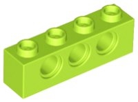 LEGO part Technic, Brick 1 x 4 with Holes 3701