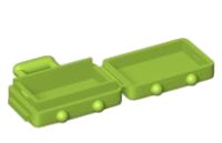 LEGO part Minifigure, Utensil Suitcase with Long Handle 37178