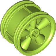 LEGO onderdeel Wheel 30.4mm D. x 20mm with No Pin Holes and 5 Large Spokes (42716)