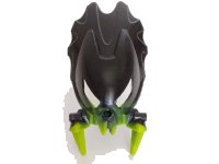 LEGO part Bionicle Mask Shelek with Marbled Black Pattern 60916pb01