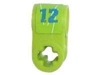 LEGO part Technic, Axle and Pin Connector Perpendicular with '12' Pattern (Sticker) - Set 8188 6536pb01